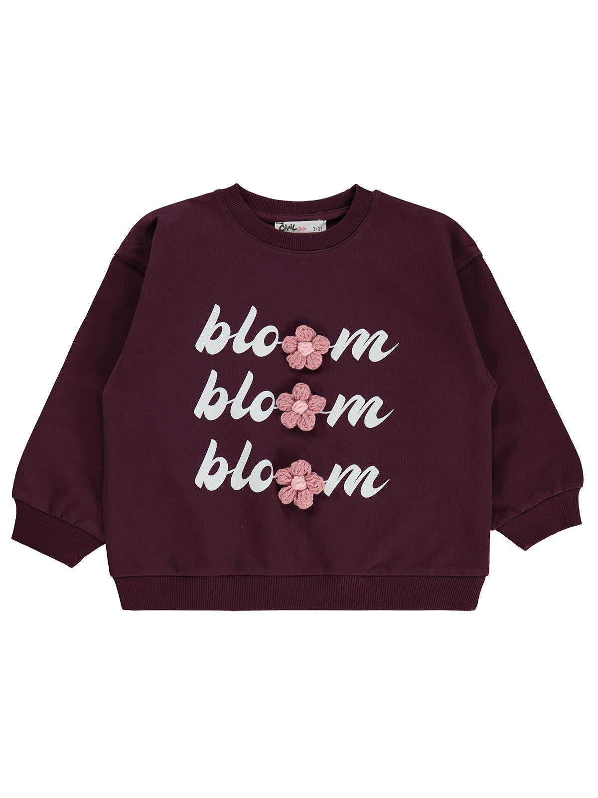 Civil Girls Amour 2-5 Yaş Sweatshirt - Lila