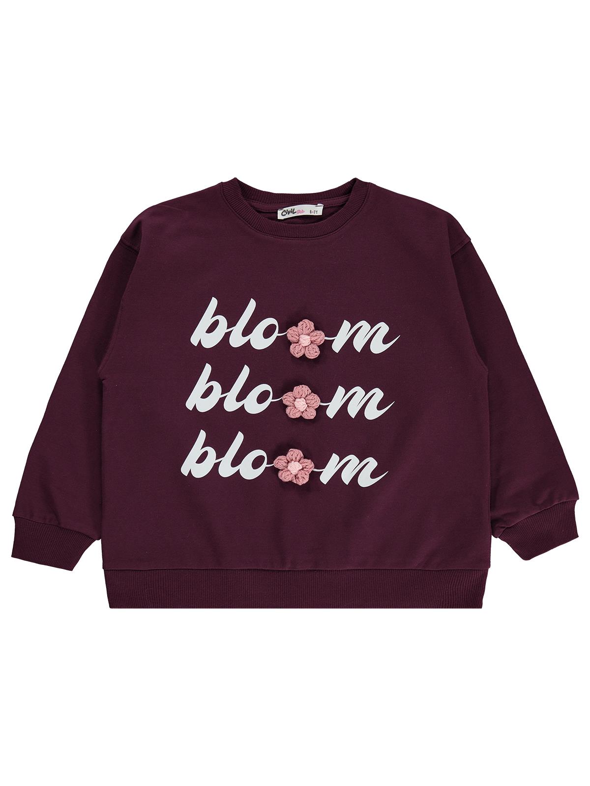Civil Girls Amour  6-9 Yaş Sweatshirt - Lila