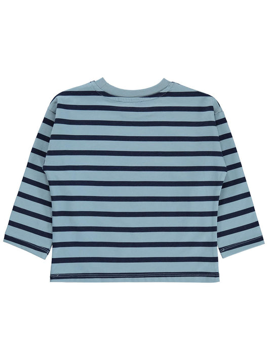 Civil Boys League Baskılı 2-5 Yaş Sweatshirt - Mavi