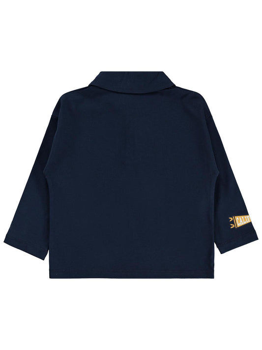 Civil Erkek Çocuk Baseball Baskılı Sweatshirt | Süprem Uzun Kol | Okul Kreş ve Günlük Kullanım - Lacivert