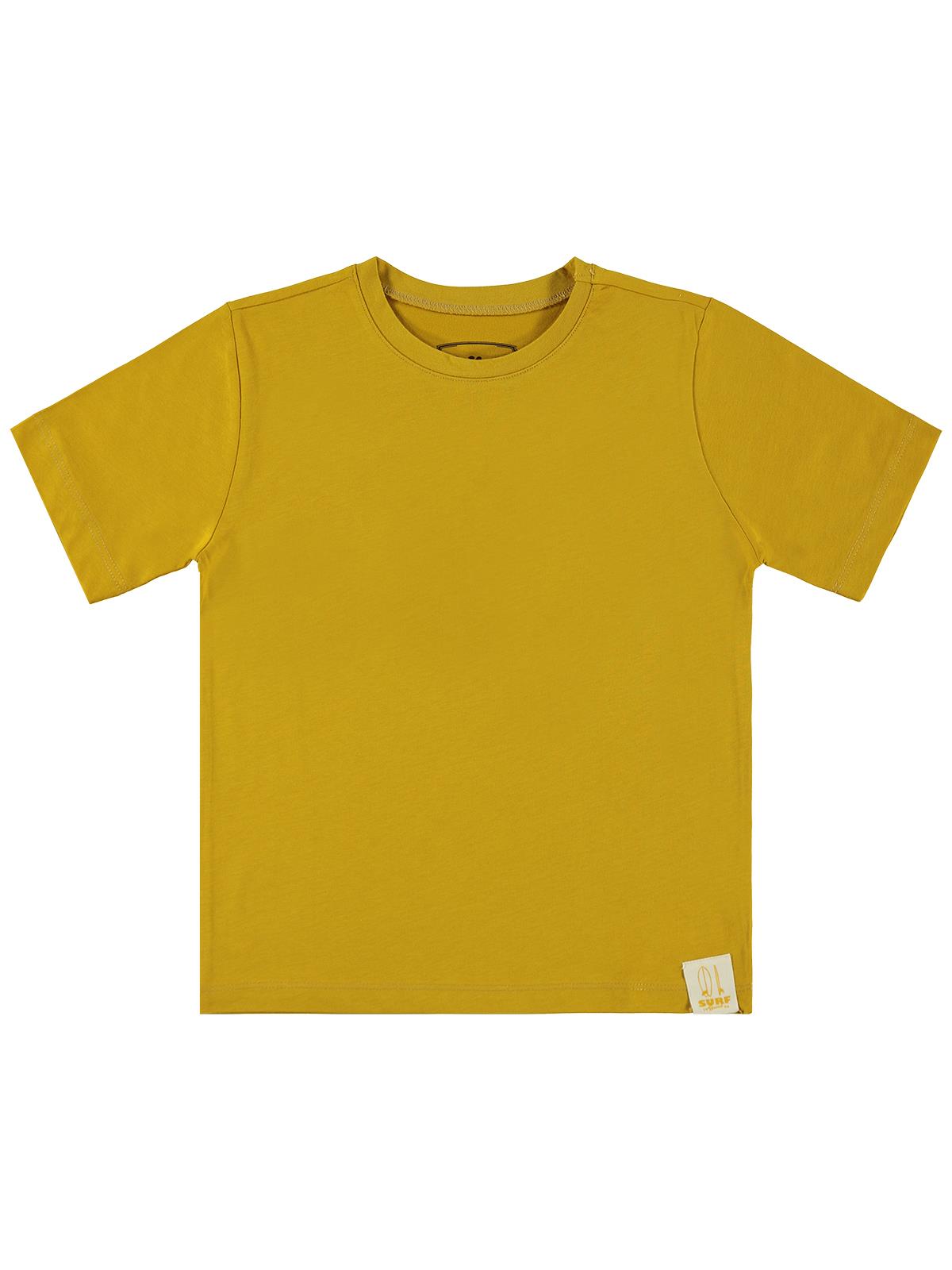 Civil Boys Basic Surf Etiketli 10-13 Yaş Tişört  - Sarı