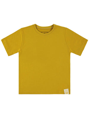 Civil Boys Basic Surf Etiketli 10-13 Yaş Tişört  - Sarı