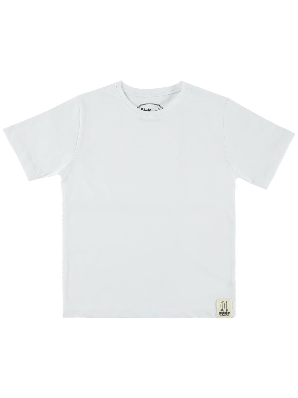 Civil Boys Basic Surf Etiketli 6-9 Yaş Tişört - Beyaz
