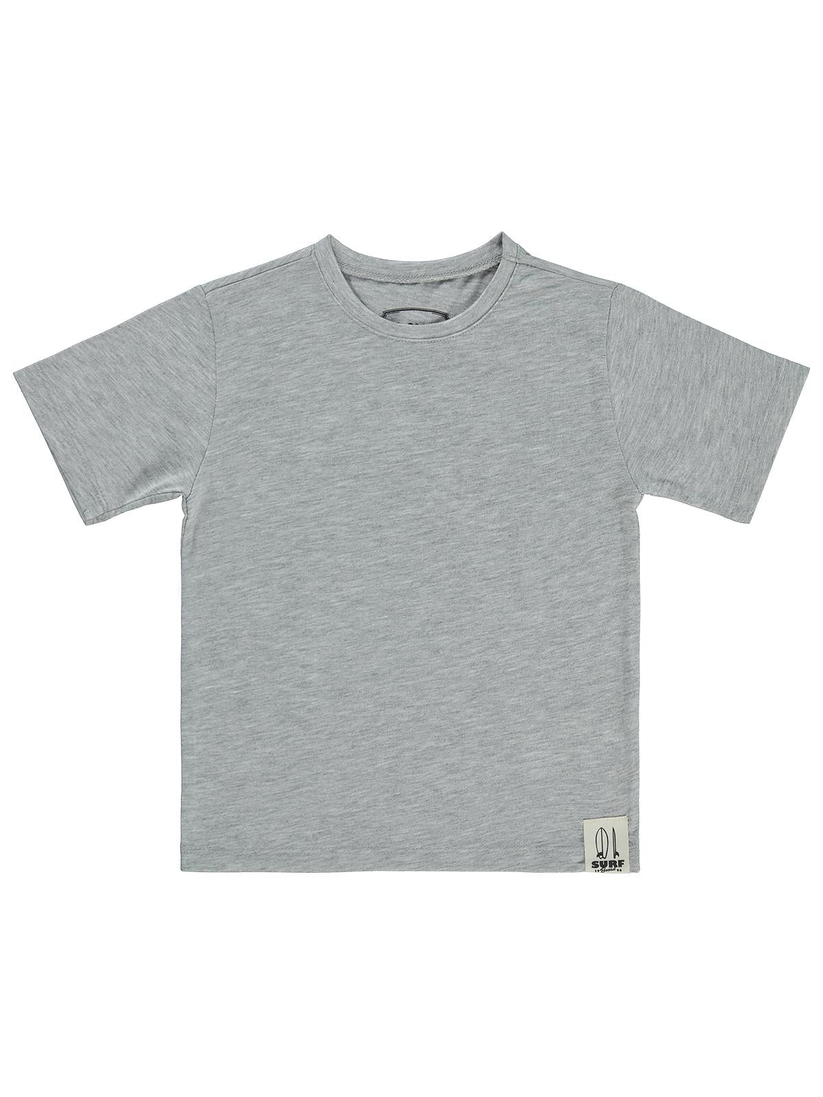 Civil Boys Basic Surf Etiketli 2-5 Yaş Tişört  - Gri