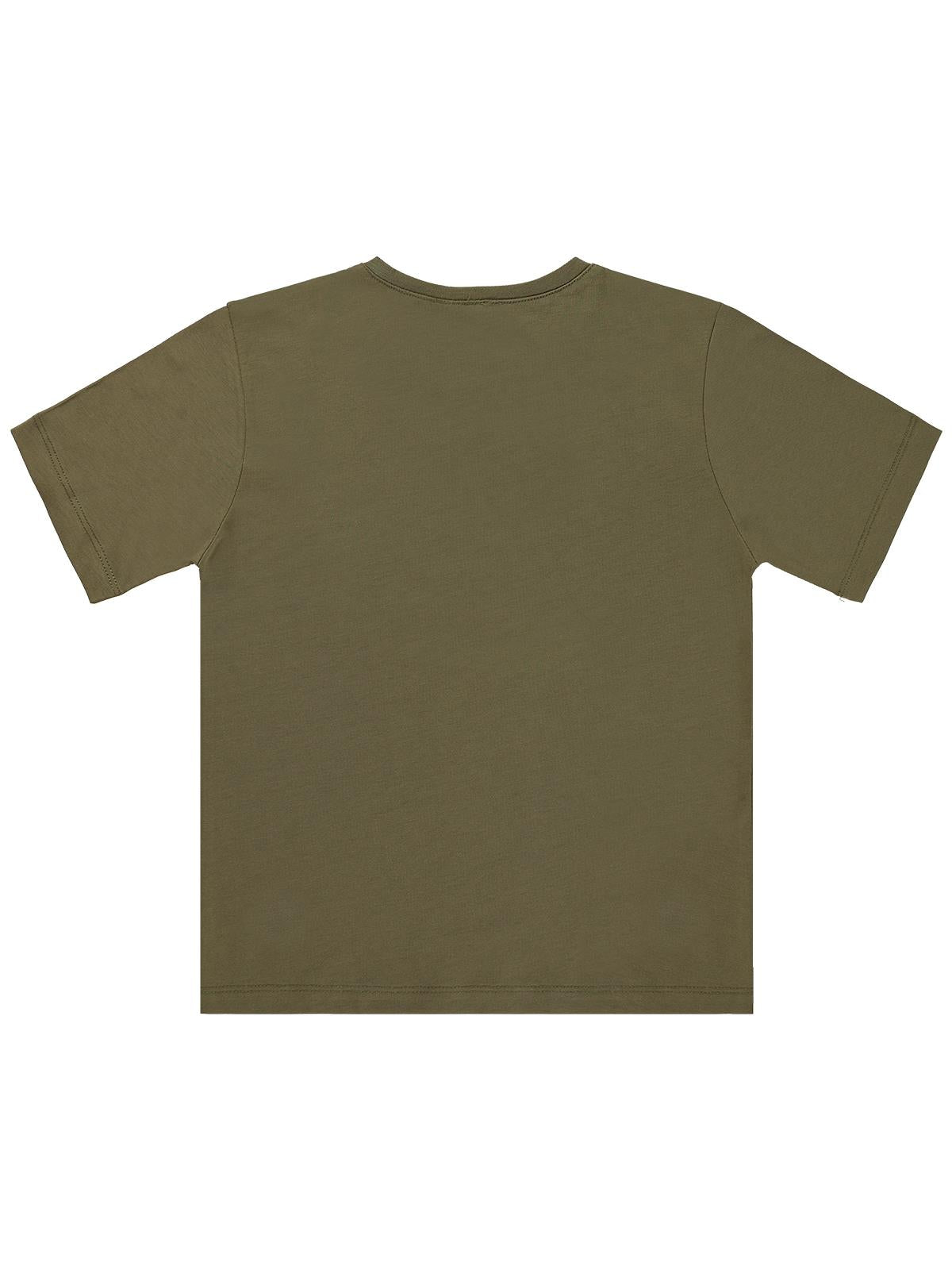 Civil Boys Basic Surf Etiketli 10-13 Yaş Tişört  - Haki