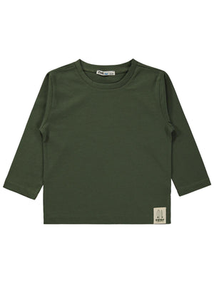 Civil Erkek Çocuk Basic Uzun Kol Sweatshirt Km | Süprem Uzun Kol | Okul Kreş ve Günlük Kullanım - Haki