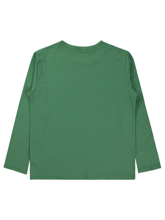 Civil Boys Erkek Çocuk Basic Uzun Kol Sweatshirt Km | Süprem Uzun Kol | Okul Kreş ve Günlük Kullanım - Yeşil