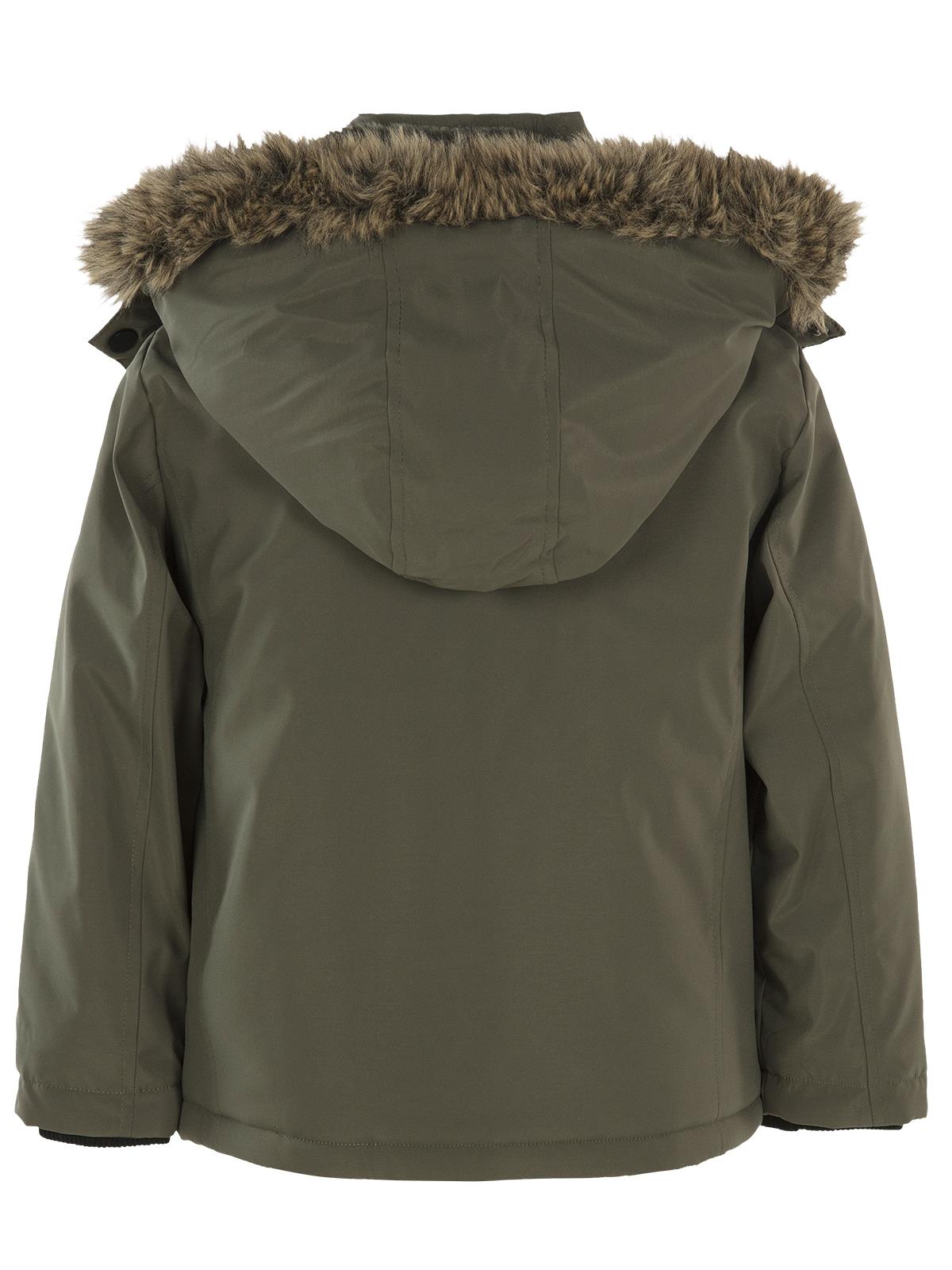 Civil Boys 4 Cepli Kürklü 10-13 Yaş Parka - Haki