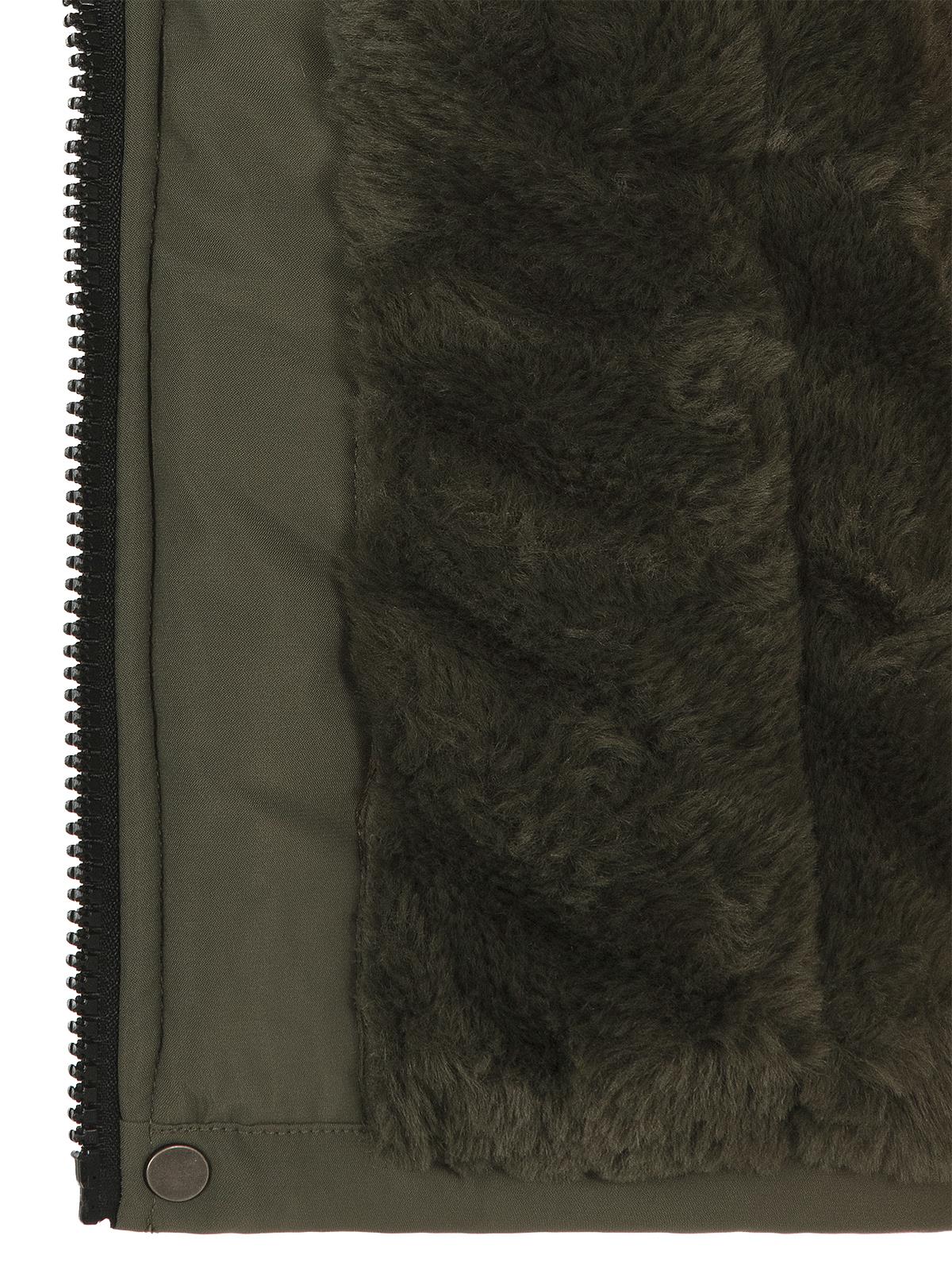 Civil Boys 4 Cepli Kürklü 10-13 Yaş Parka - Haki