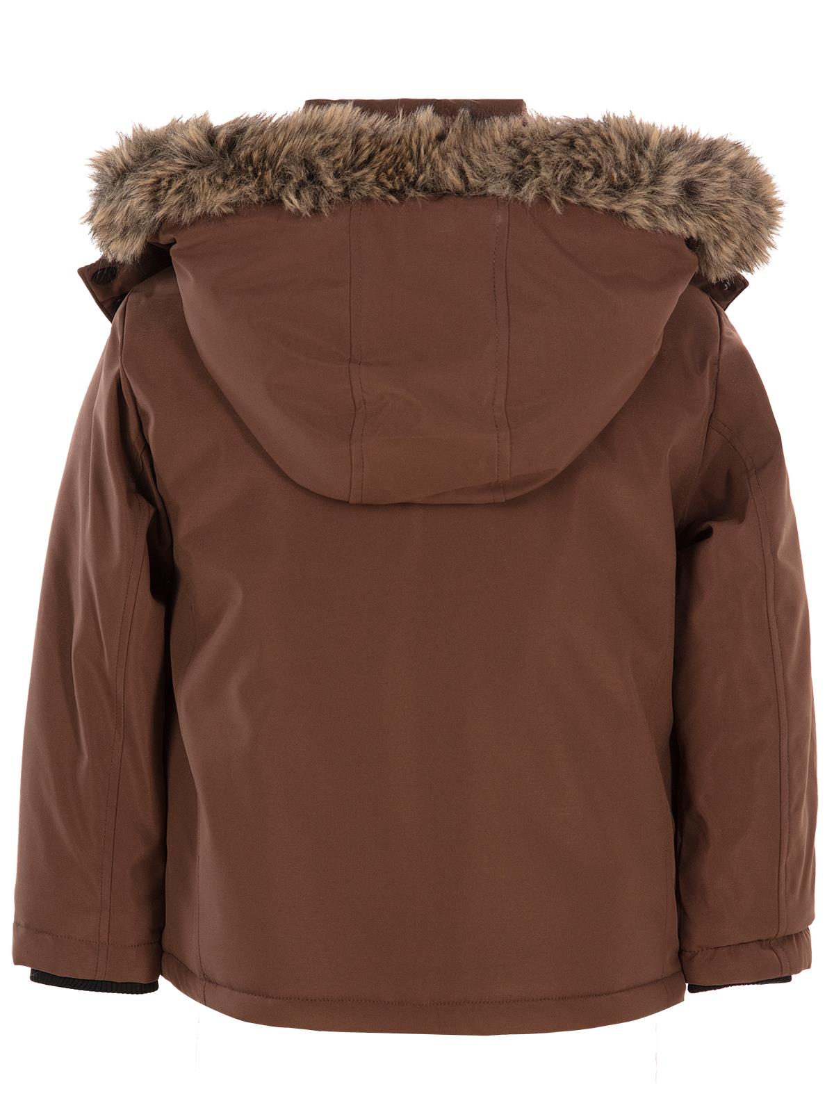 Civil Boys 4 Cepli Kürklü 10-13 Yaş Parka - Kahve