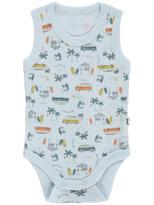 Civil Baby Safari Empirme 0-24 Ay Çıtçıtlı Badi - Mavi
