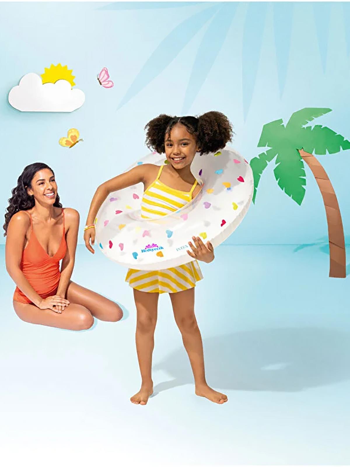 İntex Desenlı Sımıt 3 Ast 81 Cm. 8+Yas - Beyaz