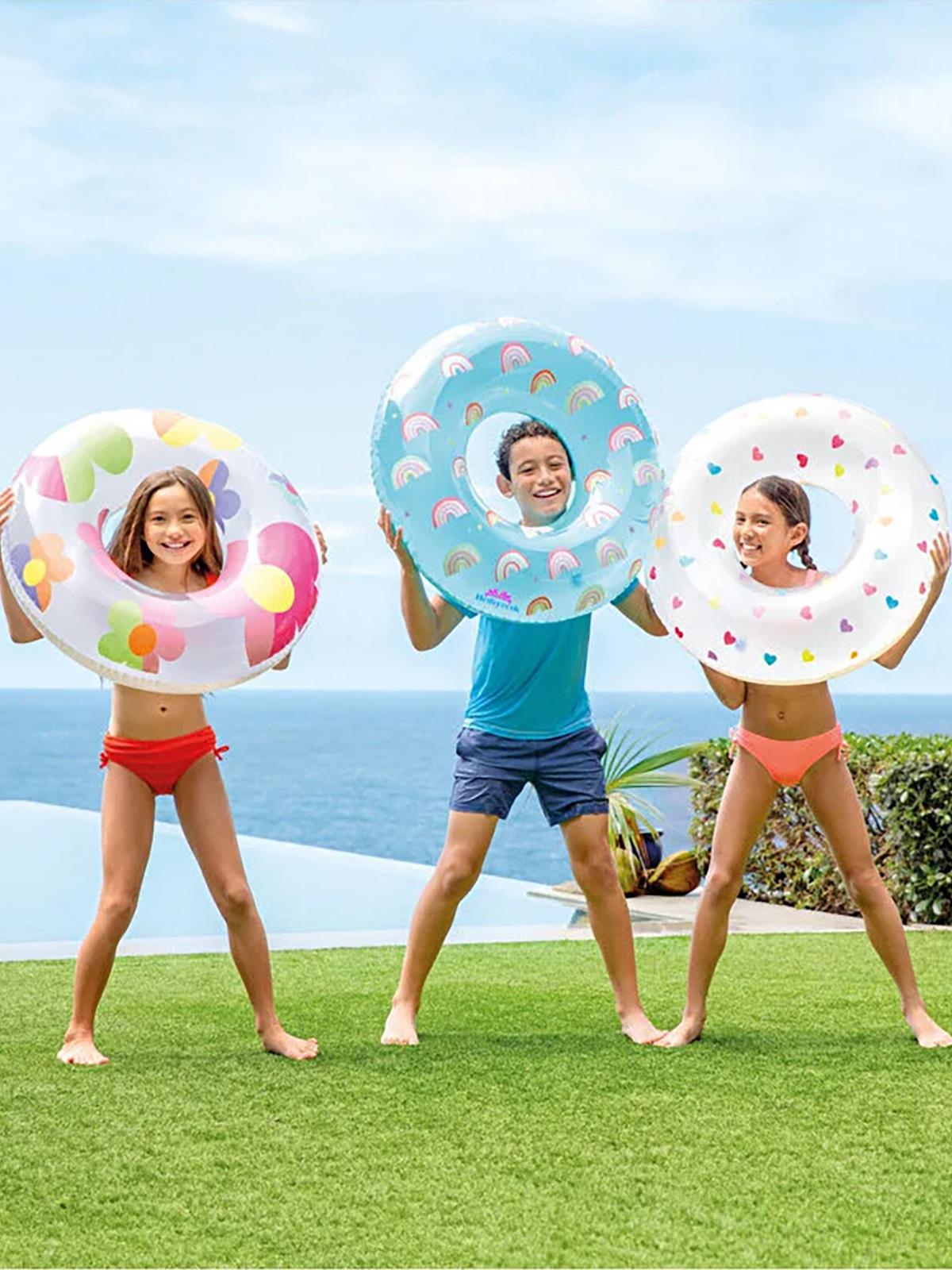 İntex Desenlı Sımıt 3 Ast 81 Cm. 8+Yas - Mavi