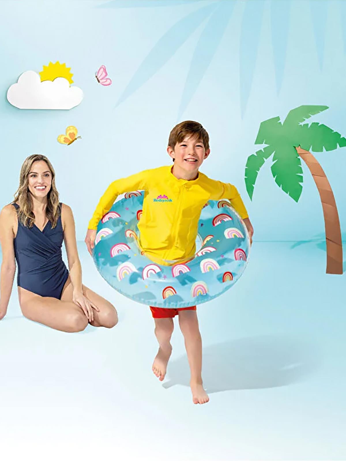 İntex Desenlı Sımıt 3 Ast 81 Cm. 8+Yas - Mavi