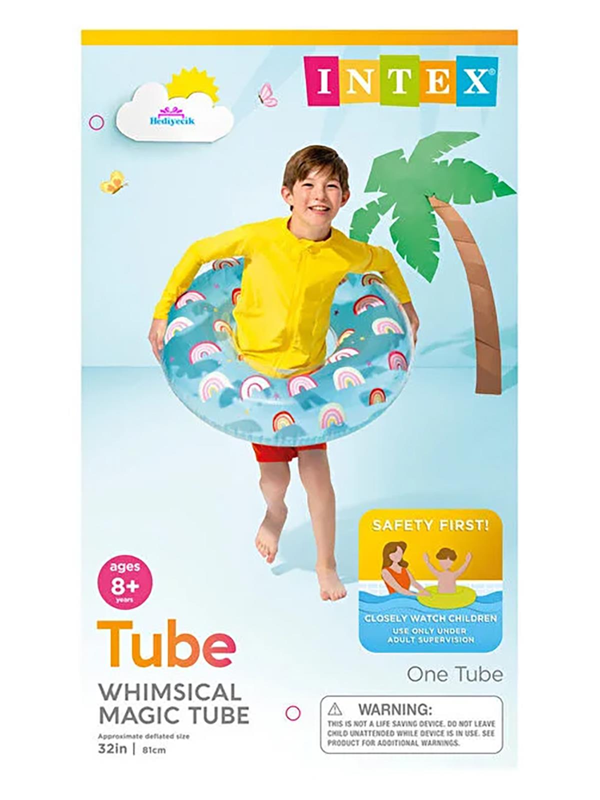 İntex Desenlı Sımıt 3 Ast 81 Cm. 8+Yas - Mavi