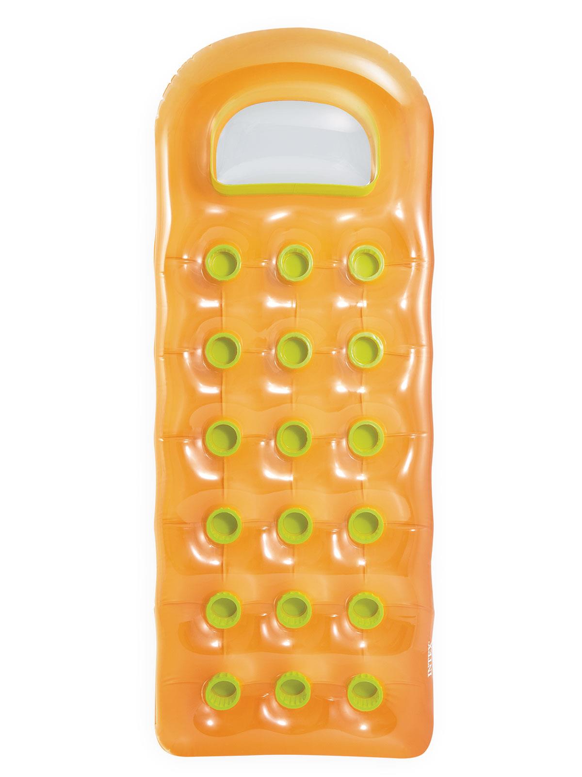 Intex Bardaklı  Kırmızı Yatak 188x71 cm - Turuncu