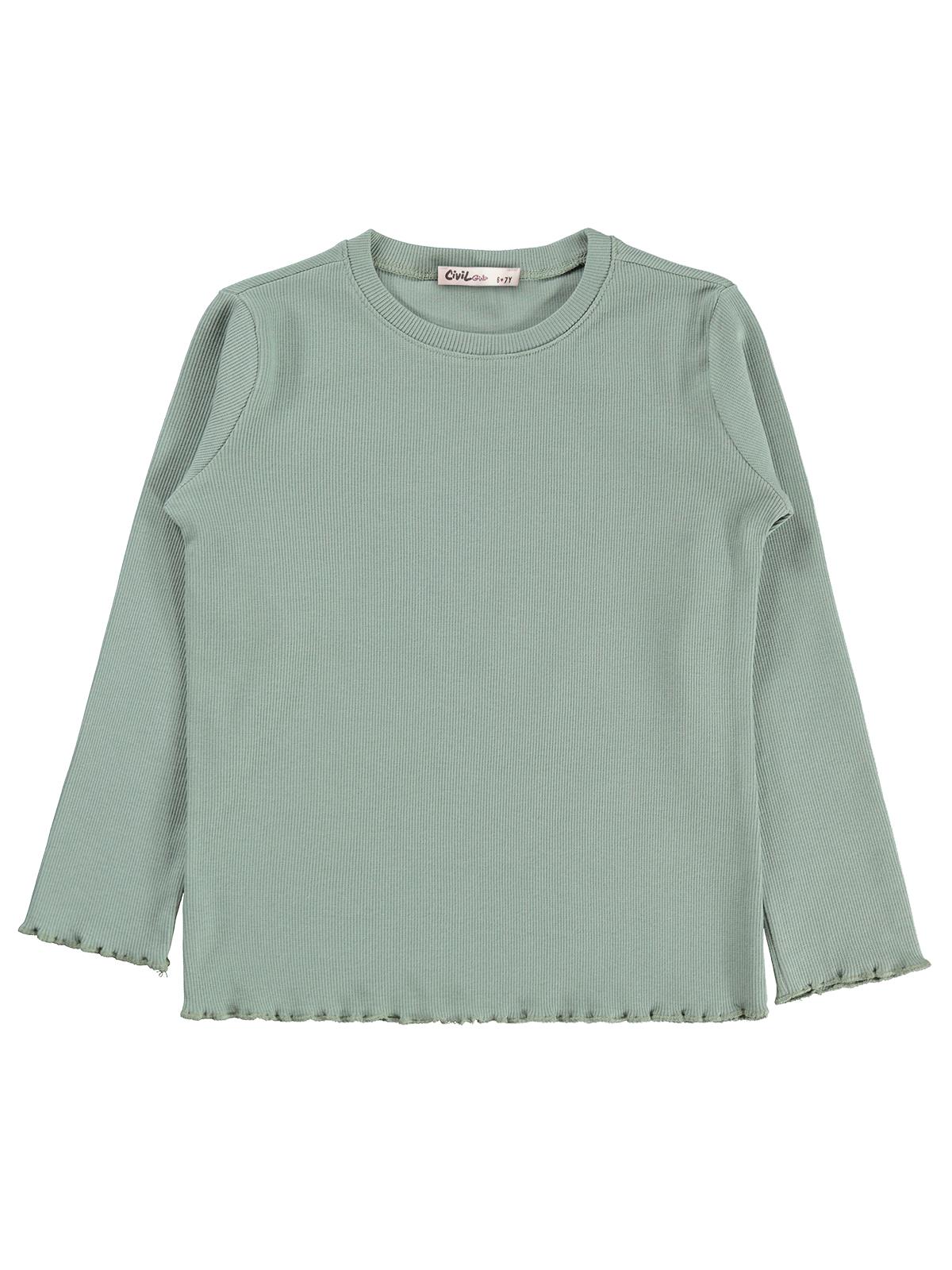 Civil Girls 10-13 Yaş Sweatshirt - Yeşil