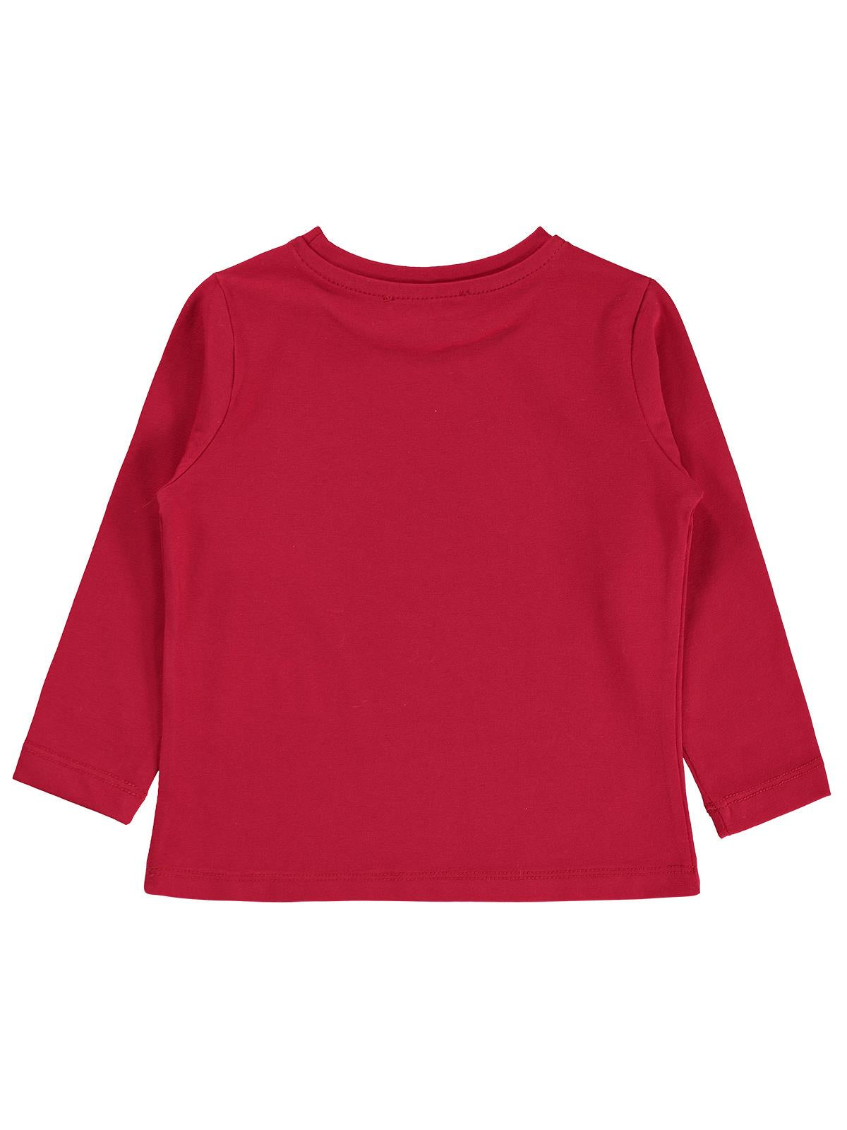 Civil Girls Tavşan Baskılı 2-5 Yaş Sweatshirt - Kırmızı