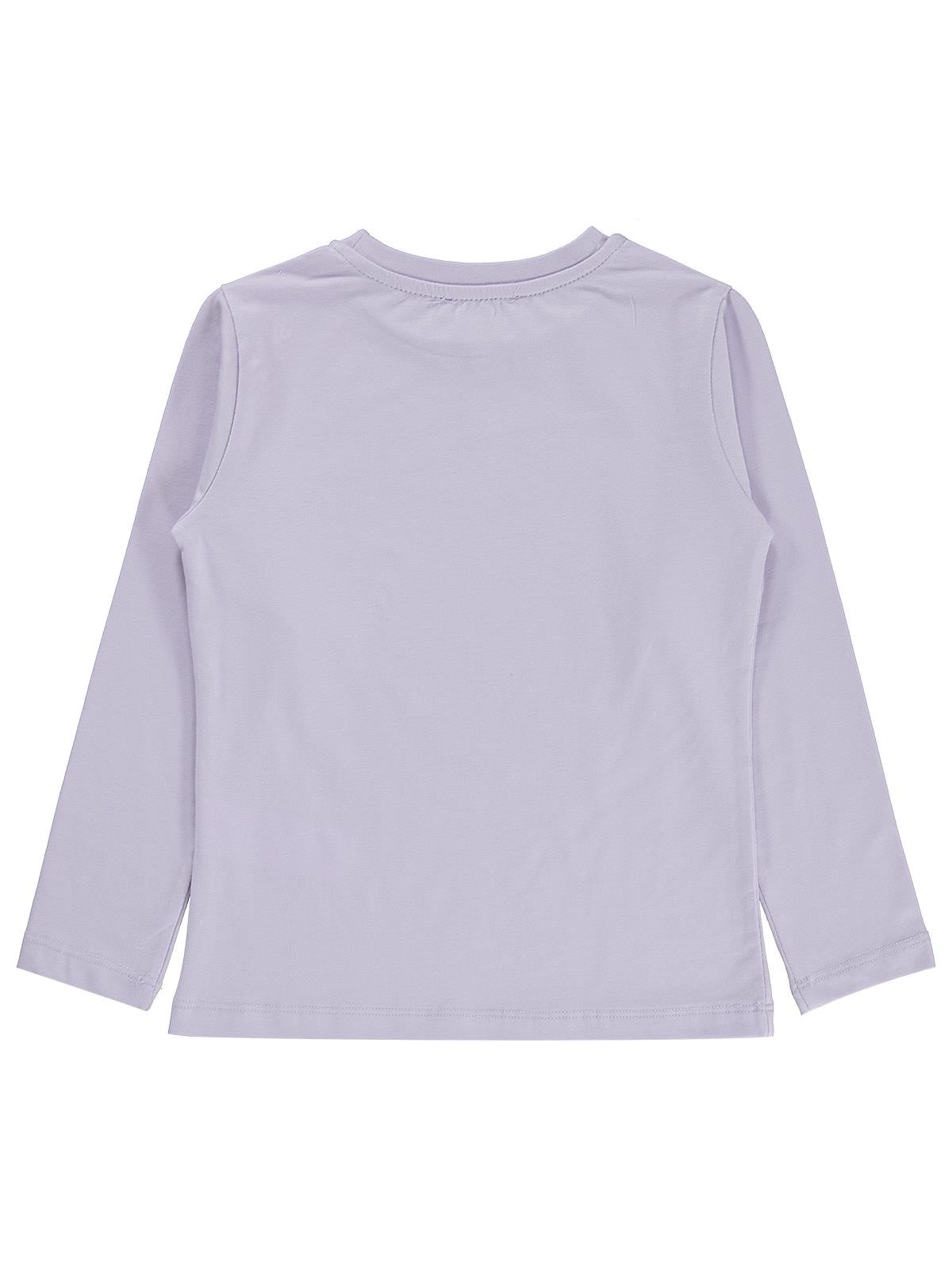 Civil Girls Unicorn Baskılı 6-9 Yaş Sweatshirt - Lila