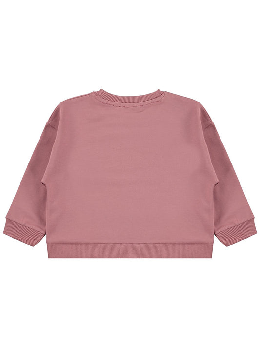 Civil Girls Love Baskılı 2-5 Yaş Sweatshirt - Pembe