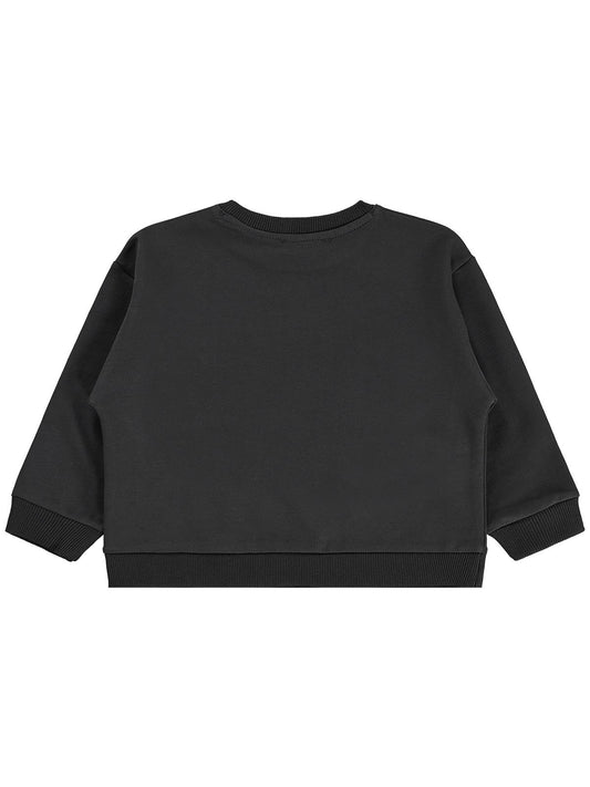 Civil Girls Love Baskılı 2-5 Yaş Sweatshirt - Gri