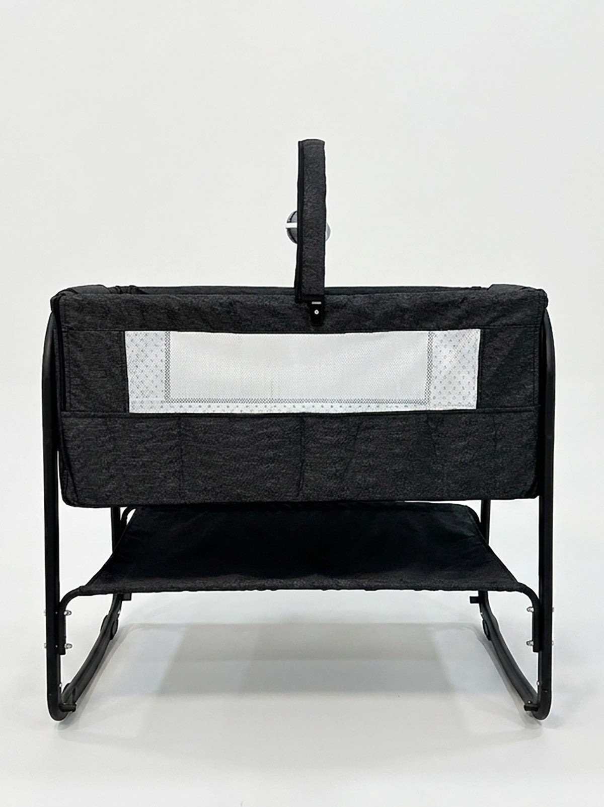 Kujju Sedef Anne Yanı Bebek Beşiği 50x90 Cm - Gri