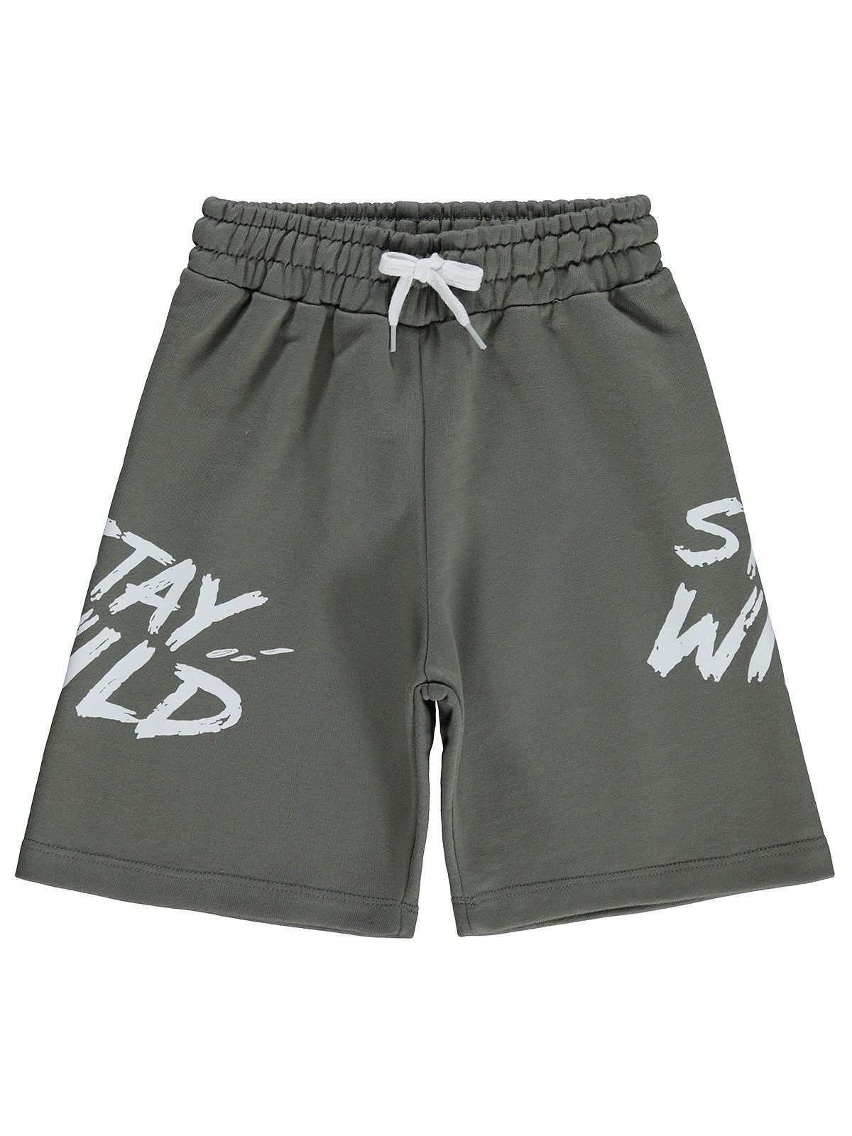 Civil Boys Stay Wild Baskılı 6-9 Yaş Kapri - Haki
