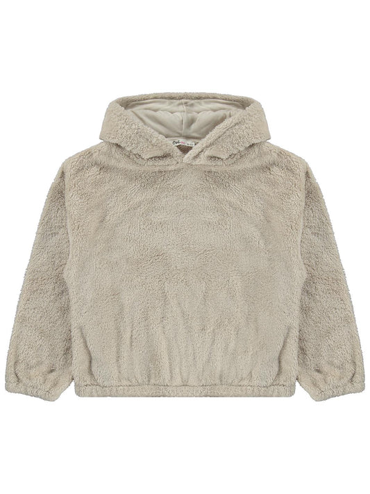 Civil Girls Kapişonlu 10-13 Yaş Sweatshirt - Bej