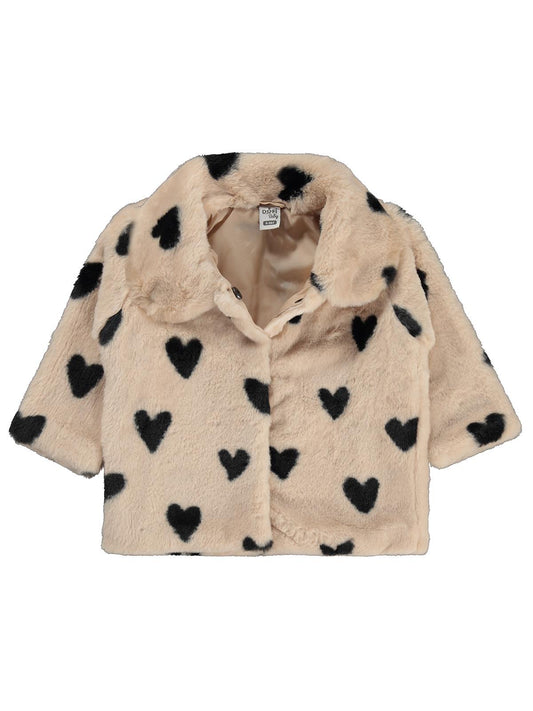 Dofi Baby Peluş 6-18 Ay Hırka - Bej