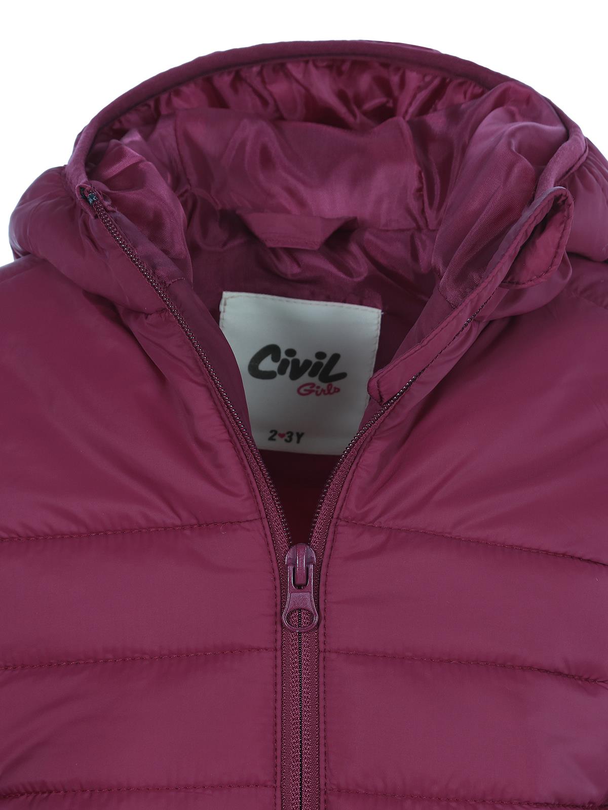 Civil Girls Basic 2-5 Yaş Mont - Bordo