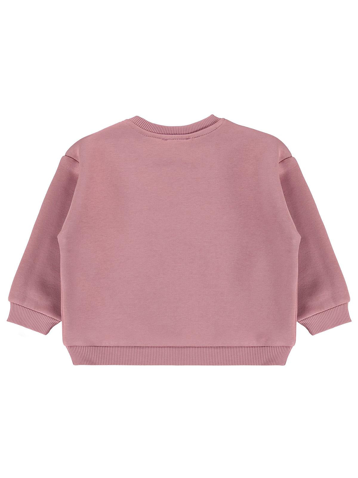 Civil Girls Tavşan Nakışlı 2-5 Yaş Sweatshirt - Pembe
