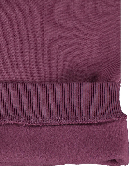Civil Girls Kanguru Cepli Fırfırlı 2-5 Yaş Sweatshirt - Lila