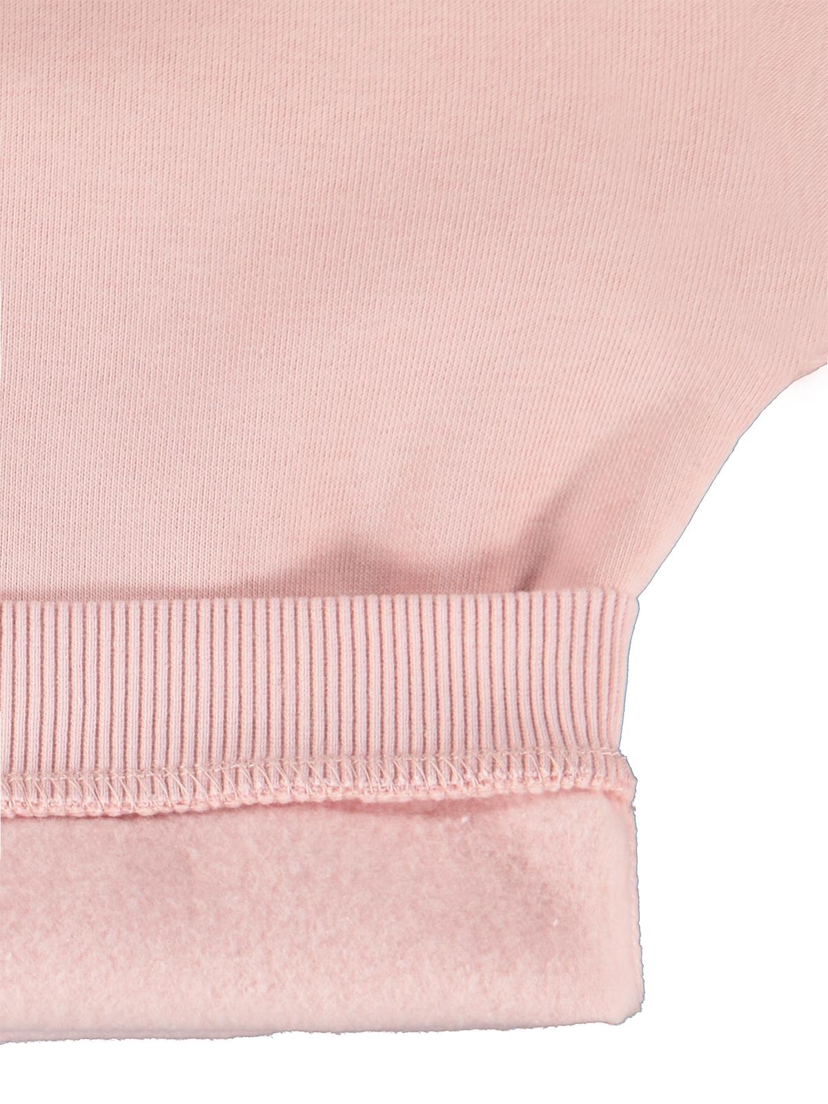 Civil Girls Kanguru Cepli Fırfırlı 2-5 Yaş Sweatshirt - Pembe