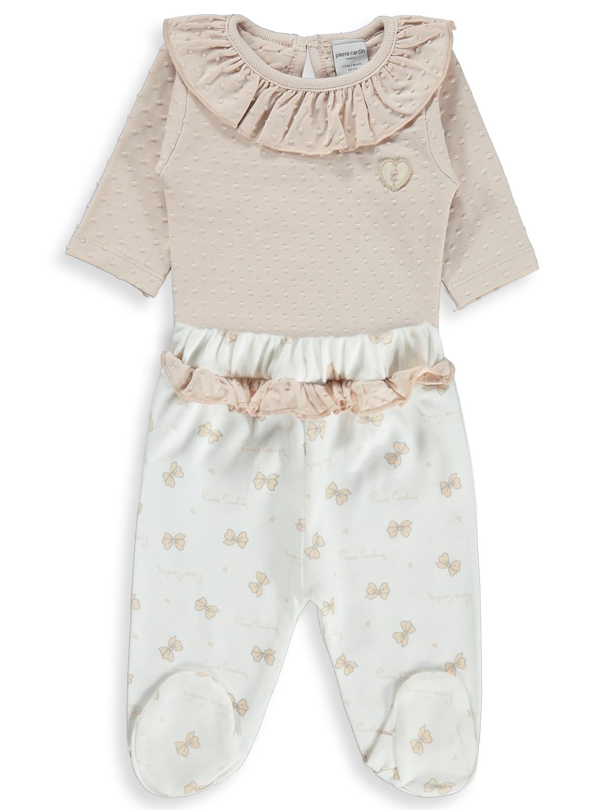 Pierre Cardin 1-9 Ay Pijama Takımı - Pudra