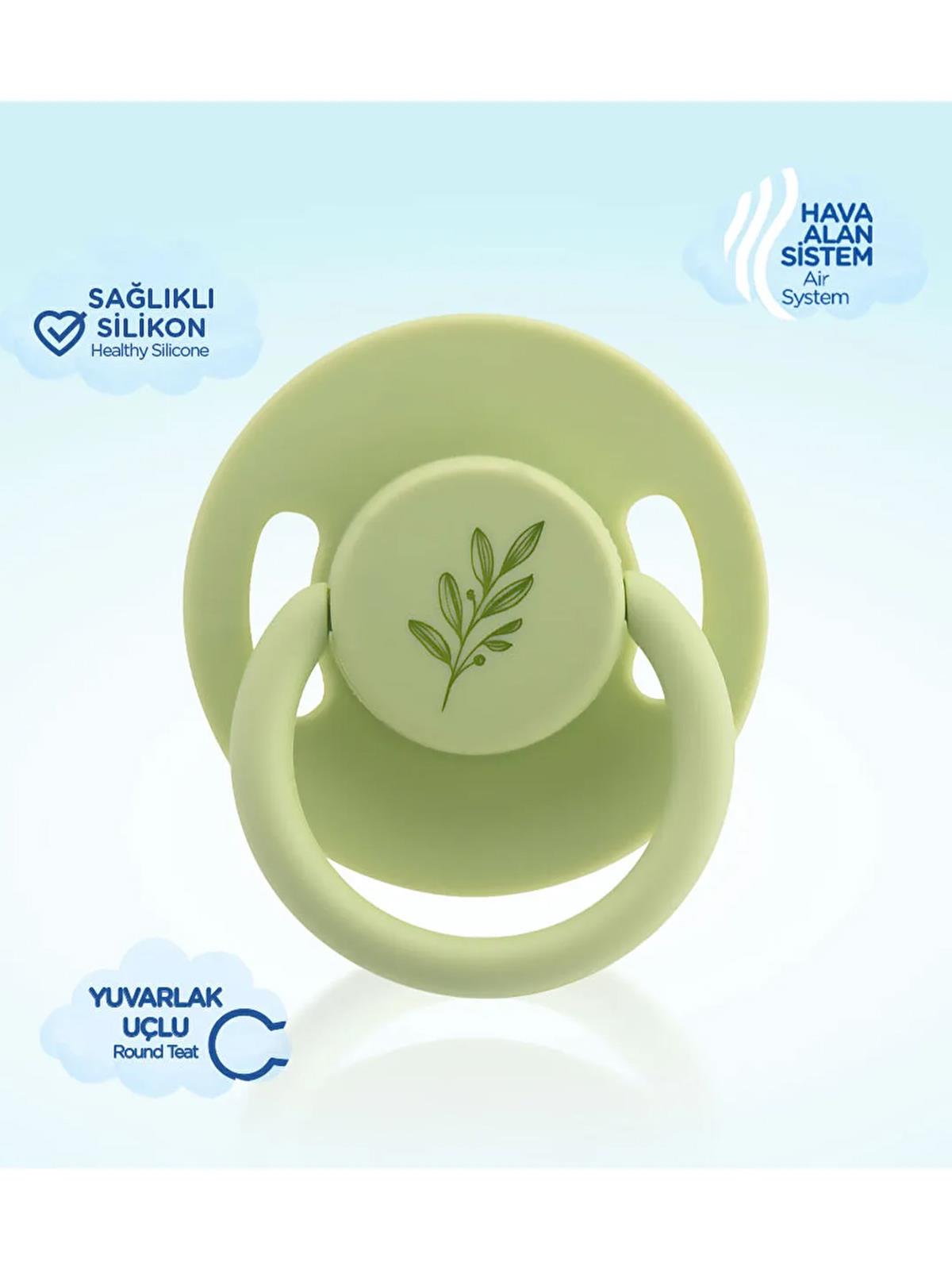Wee Baby Pure Yuvarlak Kauçuk Emzik No : 3 - Yeşil