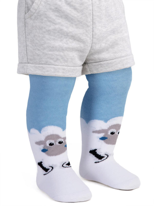 Civil Baby Kuzu  6- Bebek Erkek  Külotlu Çorap - Mavi