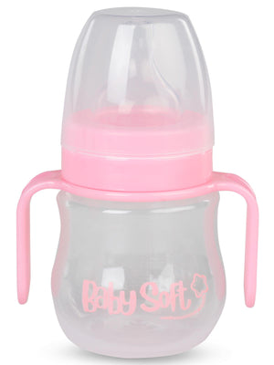 Baby Soft Genıs Agız Kulplu Bıberon 150 ml - Pembe