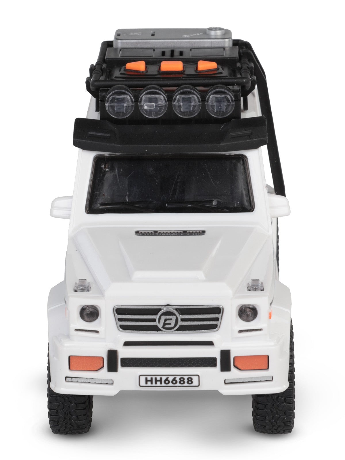 Vardem Kutulu Sürtmeli Işıklı Müzikli Off-Road Lüks Araba - Beyaz