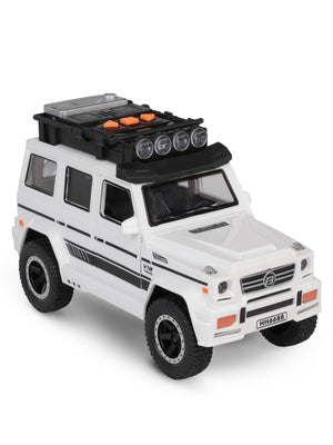 Vardem Kutulu Sürtmeli Işıklı Müzikli Off-Road Lüks Araba - Beyaz