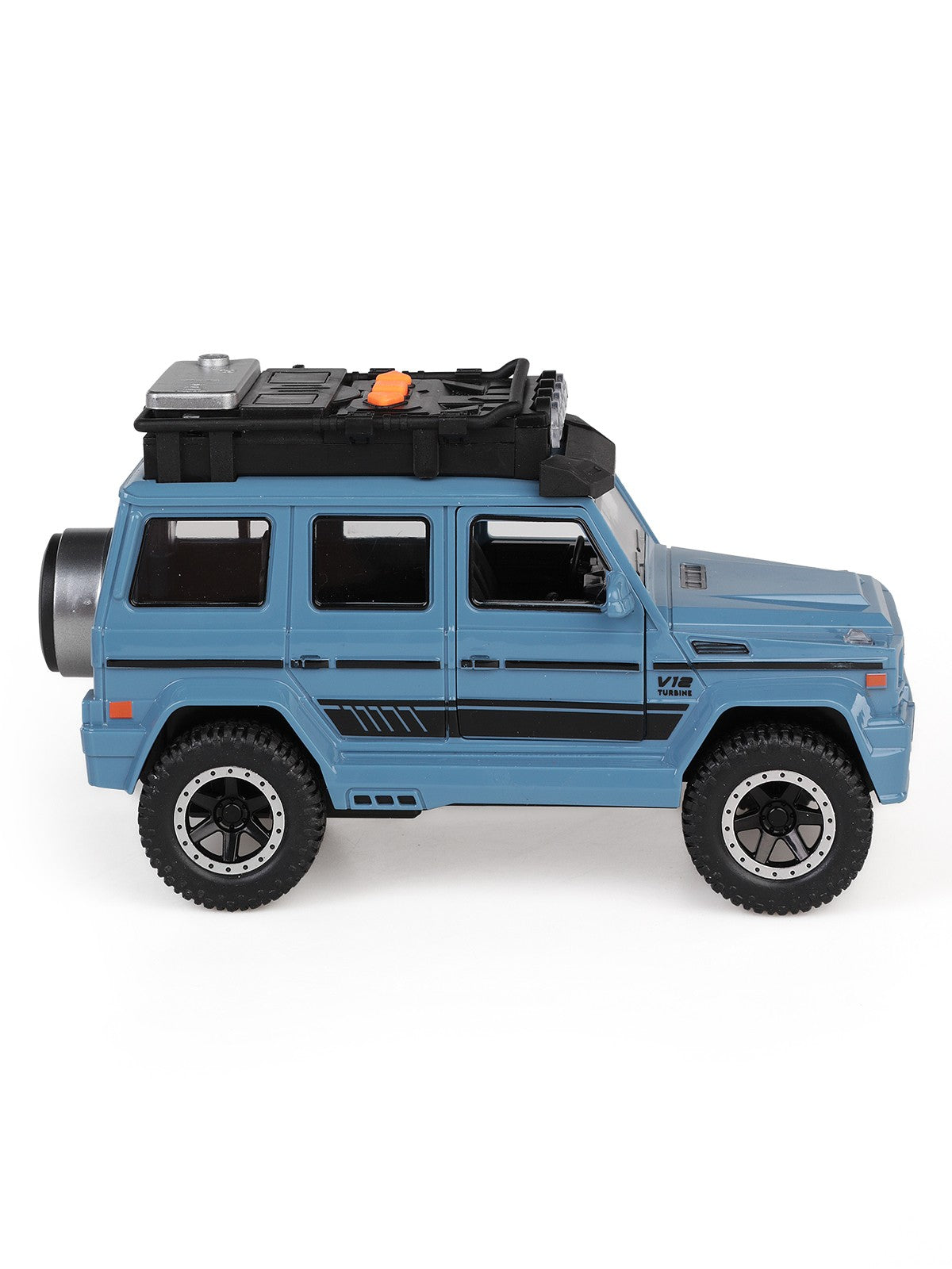 Vardem Kutulu Sürtmeli Işıklı Müzikli Off-Road Lüks Araba - Mavi