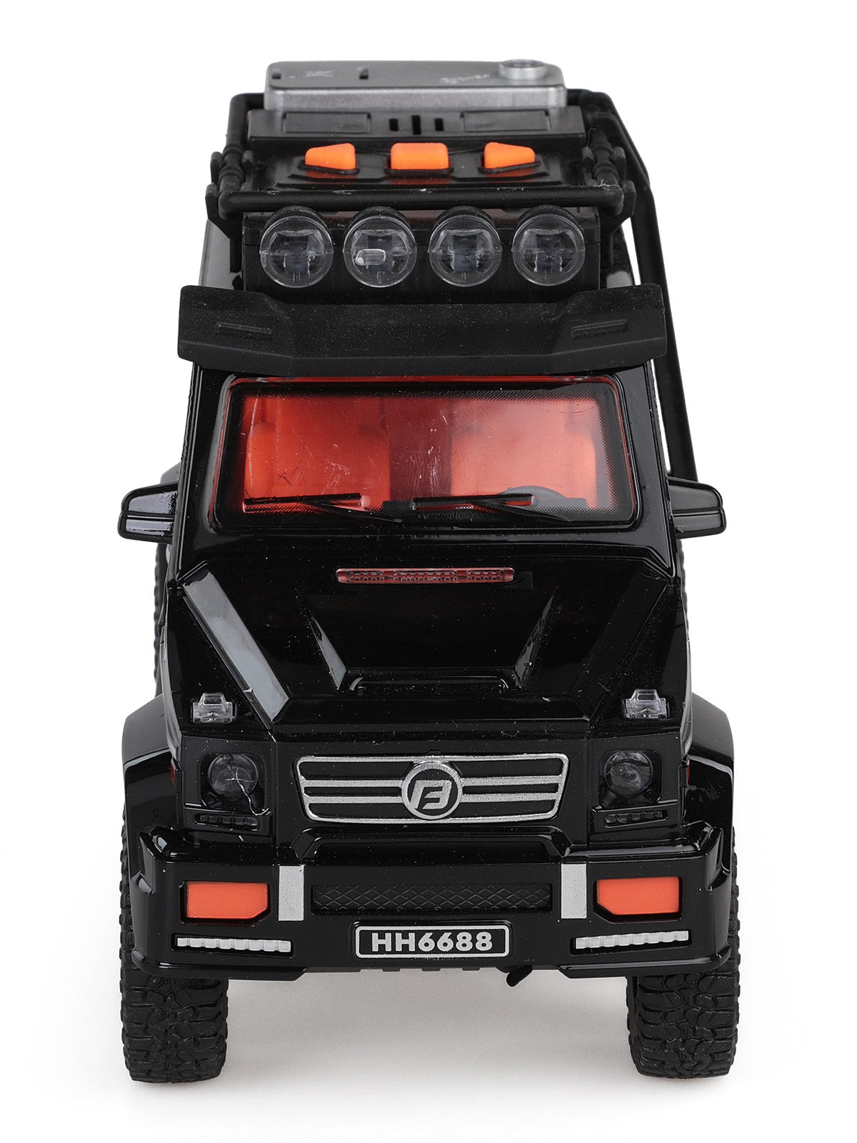 Vardem Kutulu Sürtmeli Işıklı Müzikli Off-Road Lüks Araba - Siyah