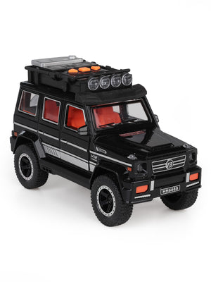 Vardem Kutulu Sürtmeli Işıklı Müzikli Off-Road Lüks Araba - Siyah