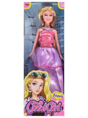 Vardem 29Cm Manken Bebek+Kutu - Lila