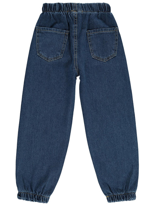 Civil Girls Jogger 10-13 Yaş Pantolon Kot - Mavi