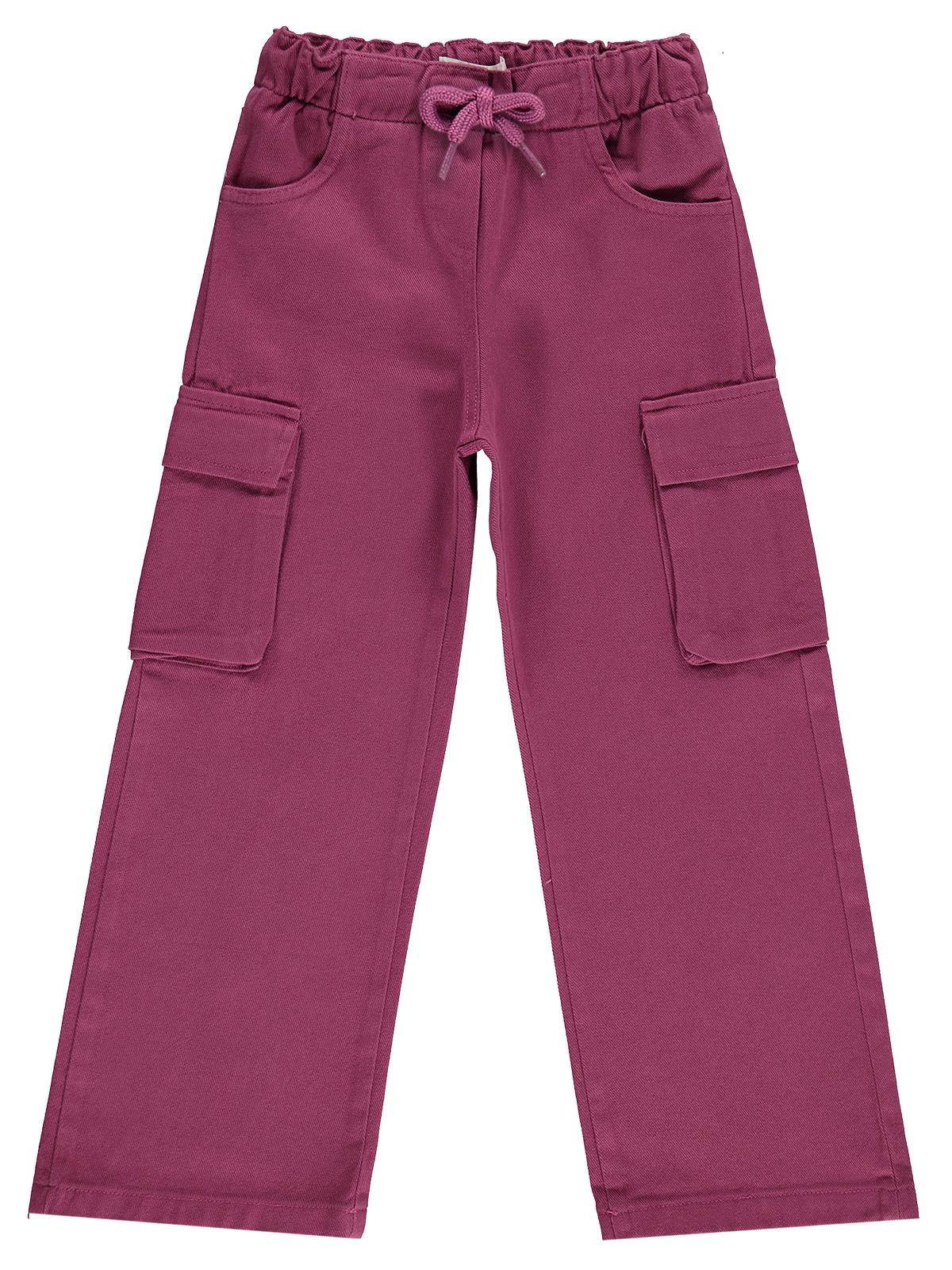 Civil Girls Kargo Cepli 6-9 Yaş Pantolon - Lila