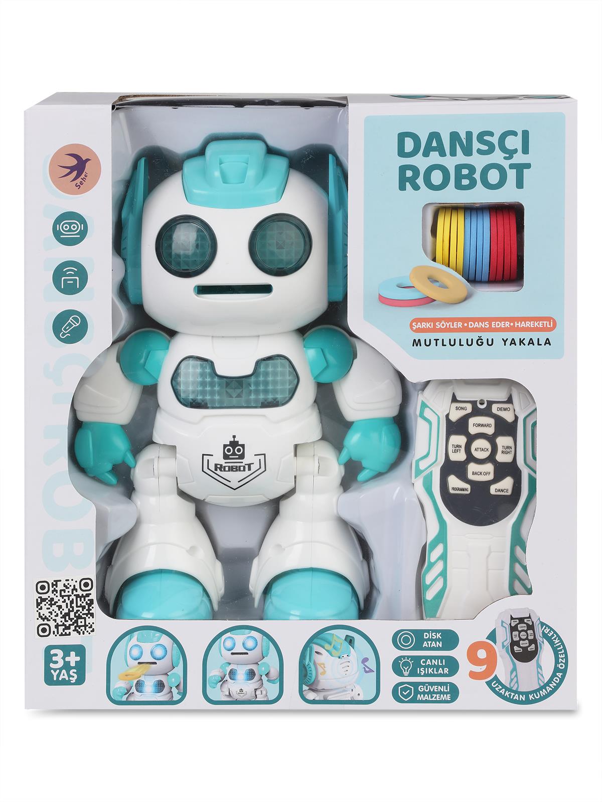 Seher Oyuncak Uzaktan Kumandalı Akıllı/Dansçı Robot - Yeşil