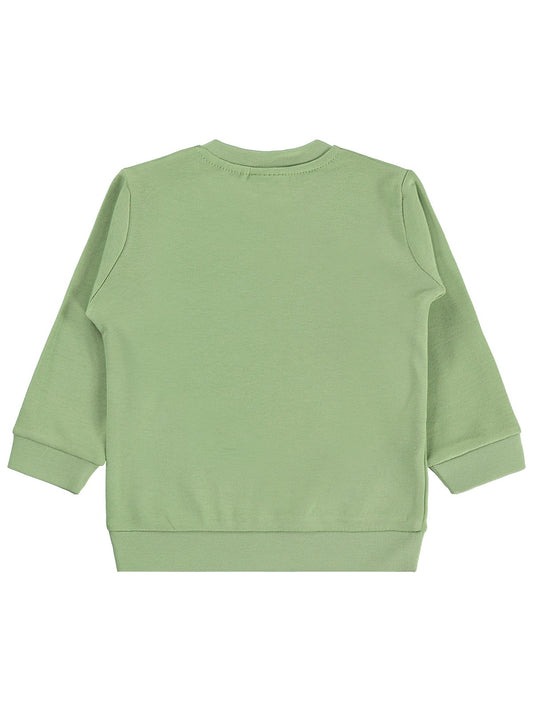Civil Baby Timsah Baskılı 6-18 Ay Sweatshirt - Yeşil