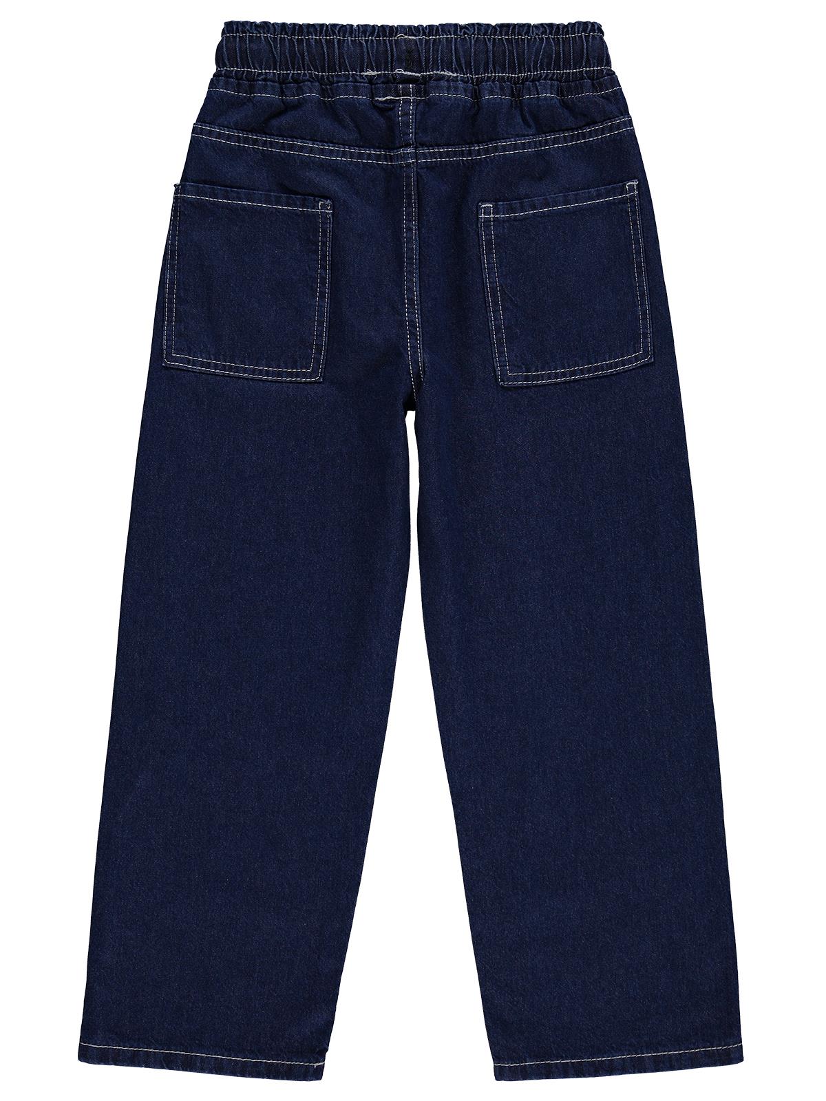 Civil Boys Kontras Dikişli 6-9 Yaş Pantolon - Mavi
