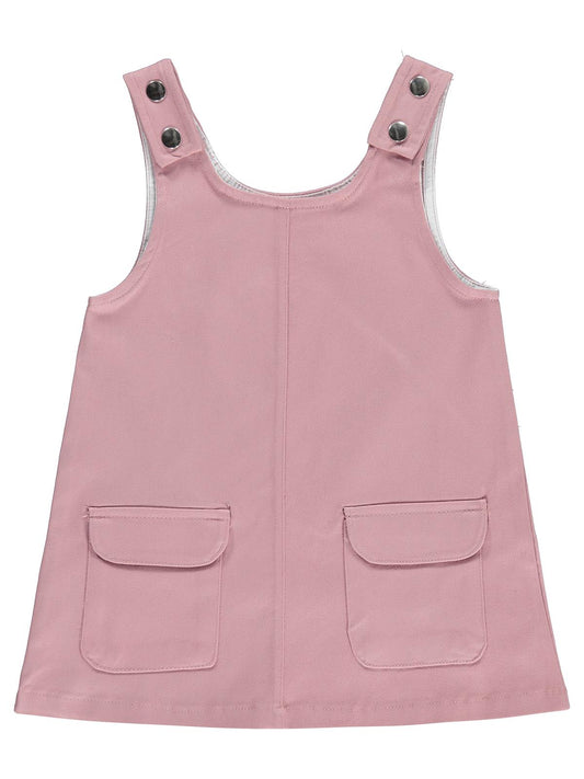 Civil Girls Uzun Kollu Tisörtlü 2-5 Yaş Elbise - Pembe