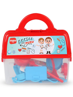 Zuzu Toys Cantalı Doktor Setı - Kırmızı